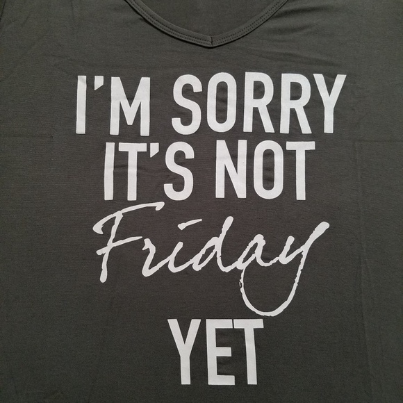 h.i.p. graphic tee 'I'm sorry it's...' PLUS•NWT - Picture 2 of 12